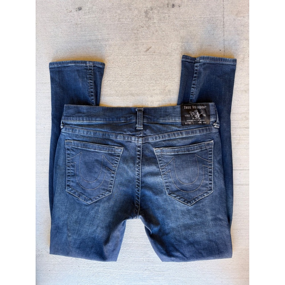 True Religion Skinny Jeans Dark Wash Denim Size 36